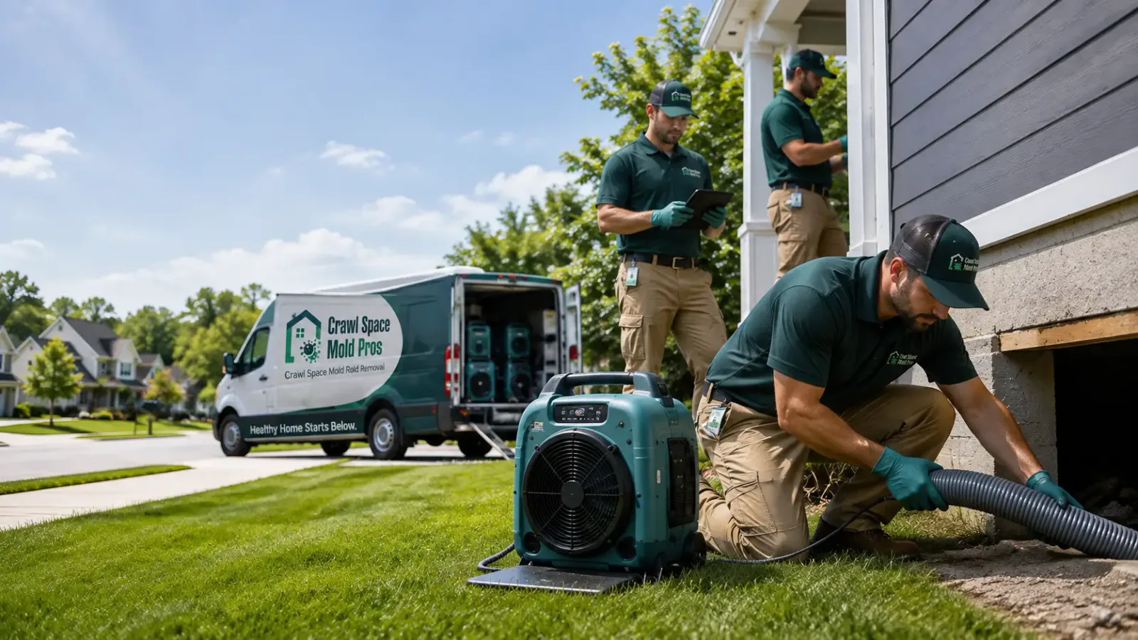 Crawl Space Mold Removal in Needles, CA